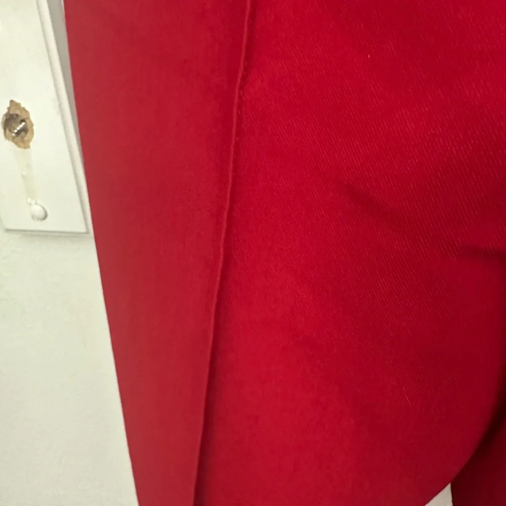 Zara Vibrant Red Pants - Picture 7 of 16